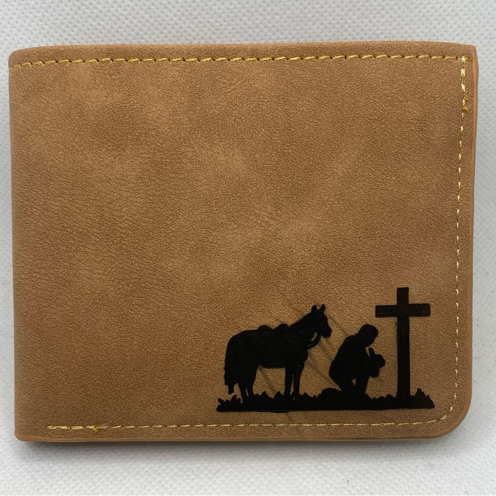 Mens Bifold Western Design Wallet